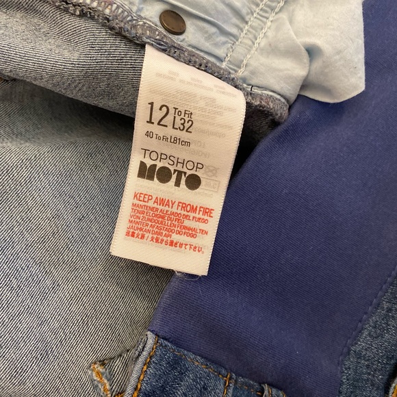 Topshop maternity Jamie jeans Sz 12 - Picture 5 of 7